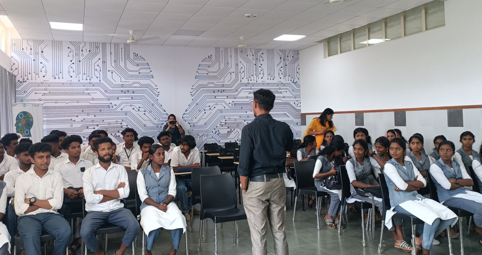 College students at a DISHA career workshop