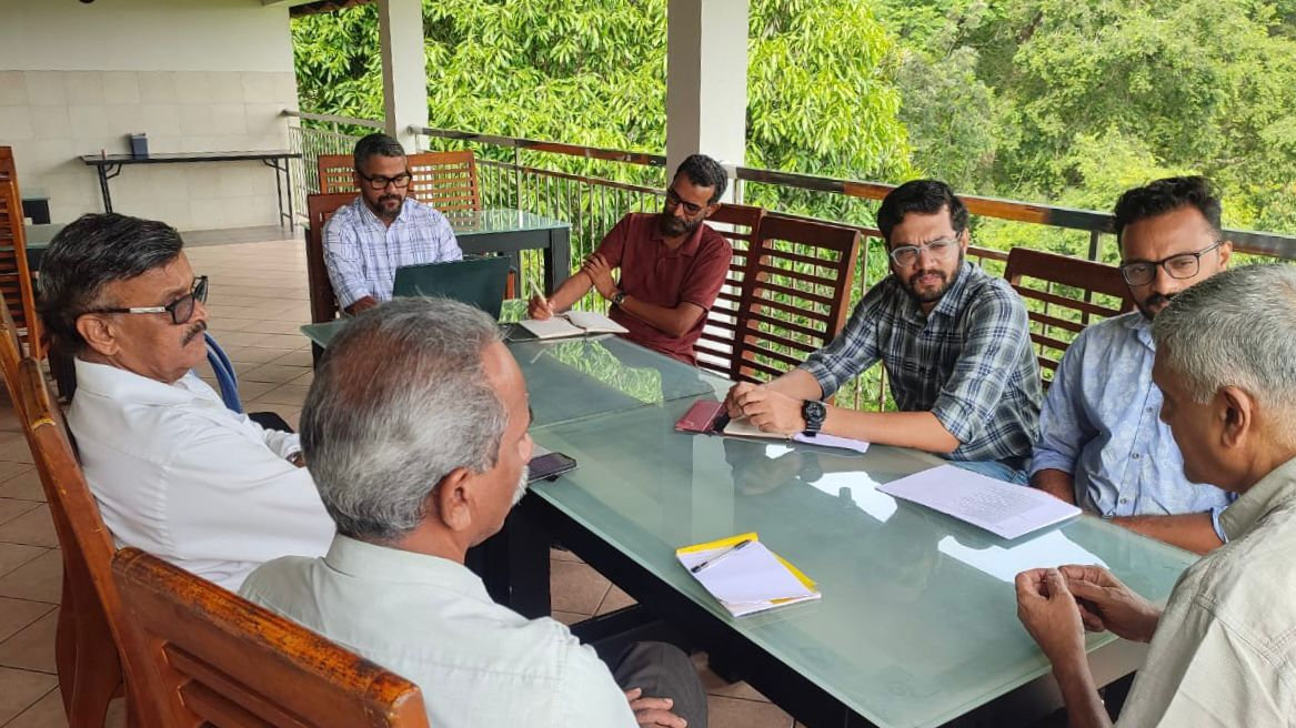 The NPoC team in a meeting with Kerala Coffee Limited officials